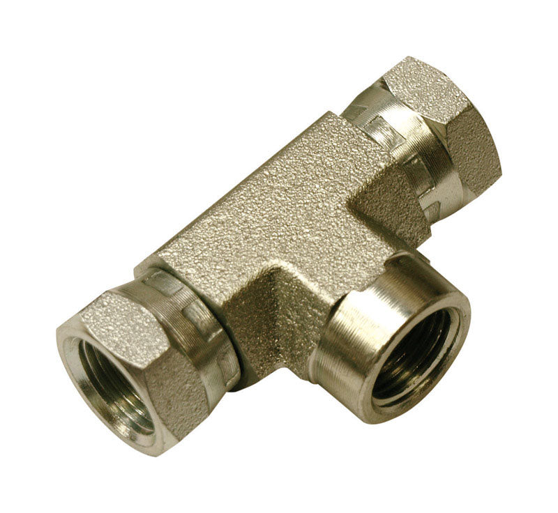 Apache Steel 1/2 in. D X 1/2 in. D T-Hydraulic Adapter