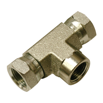 Apache Steel 1/2 in. D X 1/2 in. D T-Hydraulic Adapter