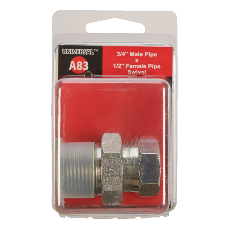 Apache Steel 3/4 in. D X 1/2 in. D Hydraulic Adapter