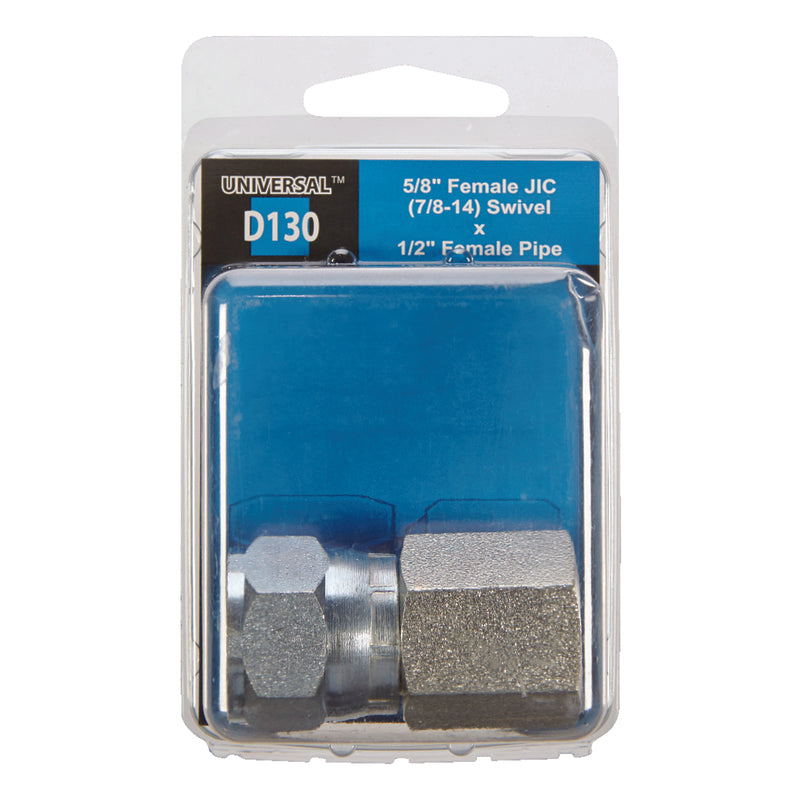 Apache Steel 5/8 in. D X 1/2 in. D Hydraulic Adapter