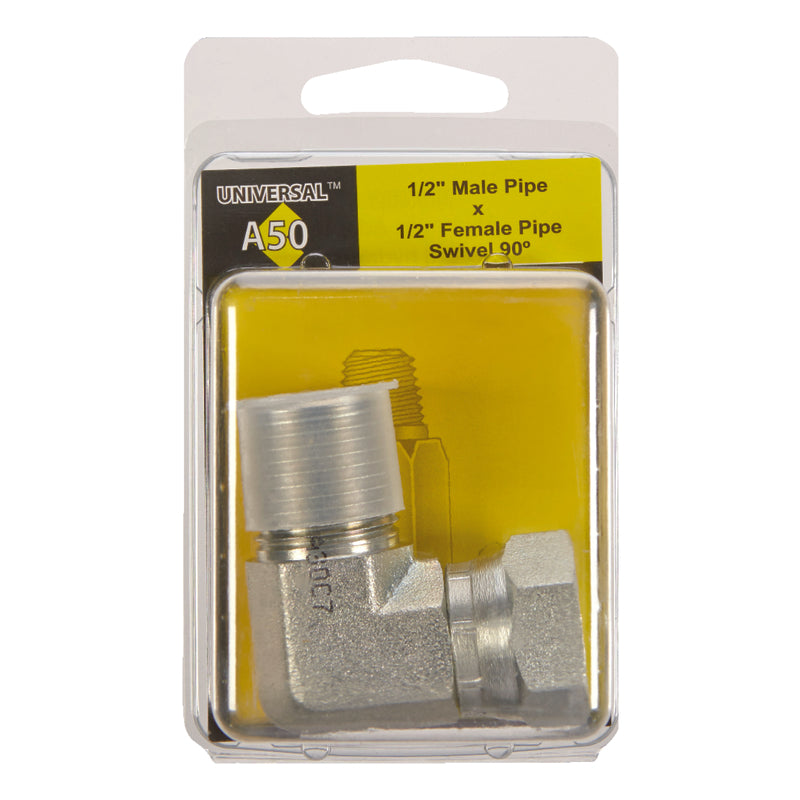 Apache Steel 1/2 in. D X 1/2 in. D Hydraulic Adapter