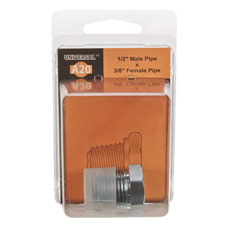 Apache Steel 1/2 in. D X 3/8 in. D Hydraulic Adapter