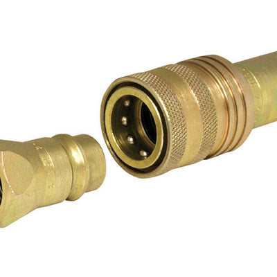 Apache Steel 1/2 in. D X 1/2 in. D Hydraulic Coupler