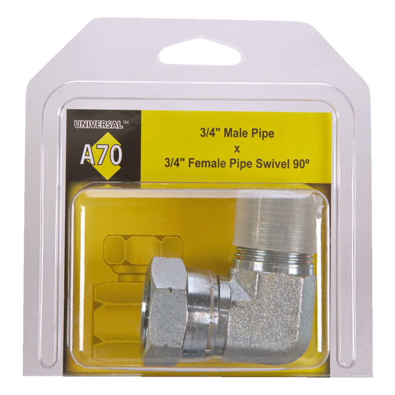 Apache Steel 3/4 in. D X 3/4 in. D Hydraulic Adapter