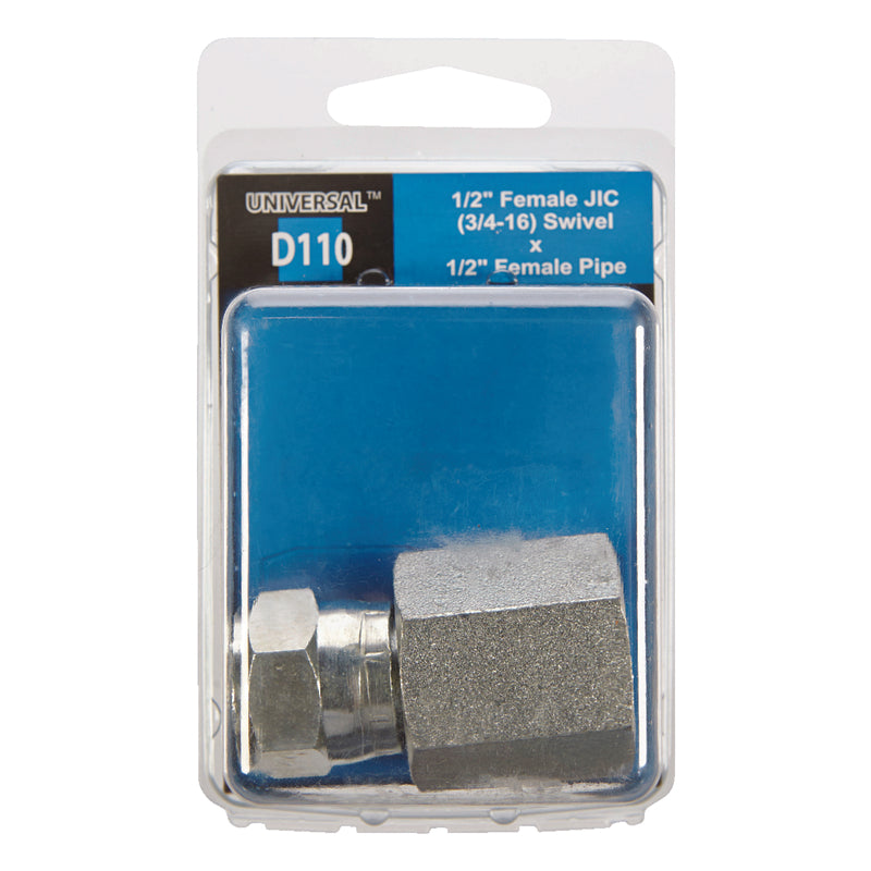 Apache Steel 1/2 in. D X 1/2 in. D Hydraulic Adapter