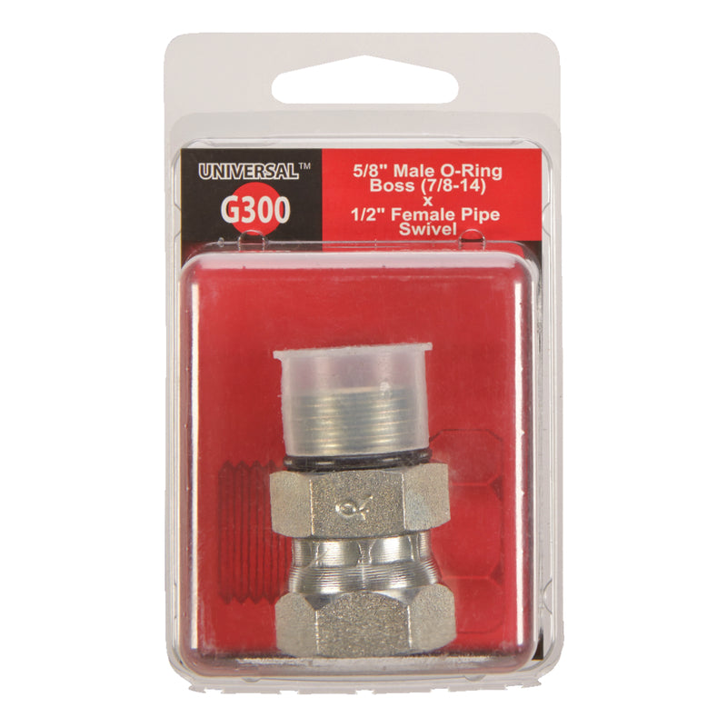 Apache Steel 5/8 in. D X 1/2 in. D Hydraulic Adapter