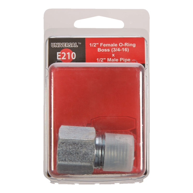 Apache Steel 1/2 in. D X 1/2 in. D Hydraulic Adapter
