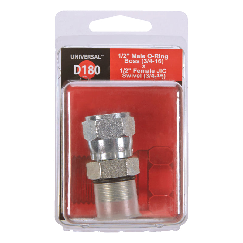 Apache Steel 1/2 in. D X 1/2 in. D Hydraulic Adapter