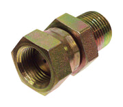 Apache Steel 3/8 in. D X 3/8 in. D Hydraulic Adapter
