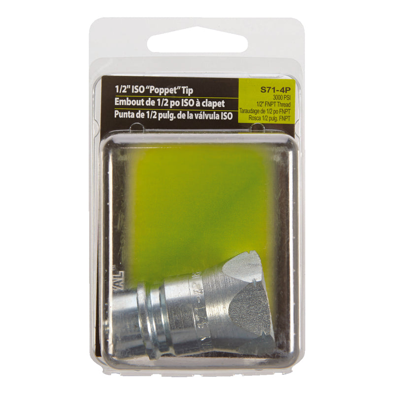 Apache Steel 1/2 in. D X 1/2 in. D Hydraulic Adapter