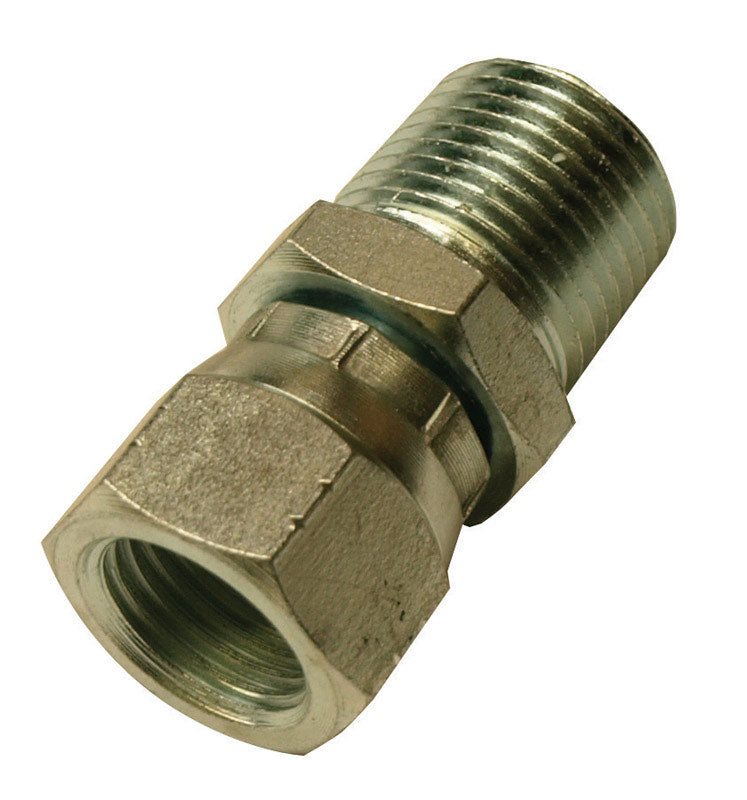 Apache Steel 3/8 in. D X 3/8 in. D Hydraulic Adapter