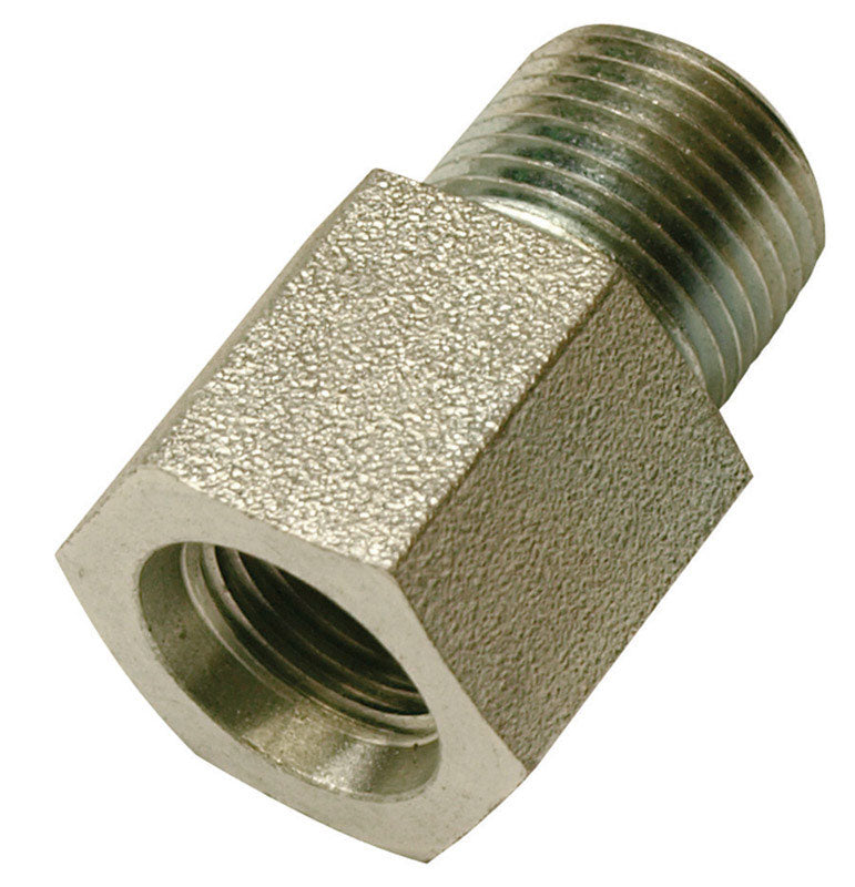 Apache Steel 3/8 in. D X 3/8 in. D Hydraulic Adapter