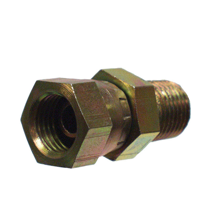 Apache Steel 1/4 in. D X 3/8 in. D Hydraulic Adapter