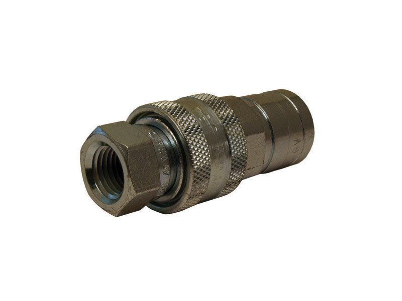 Apache Steel 1/4 in. D X 1/4 in. D Hydraulic Coupler