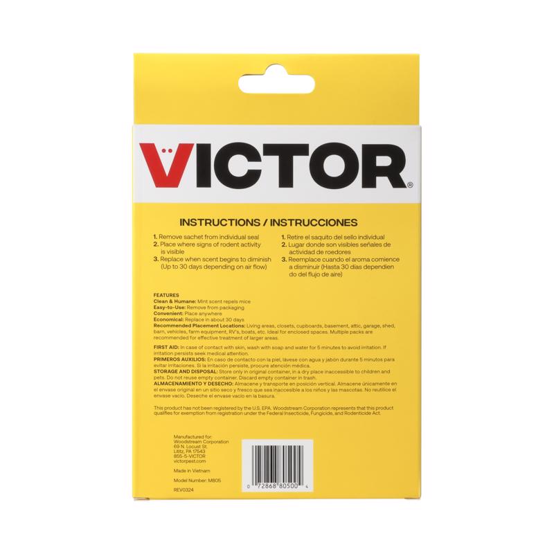 Victor Scent-Away Animal Repellent Pouch For Rodents 5 pk