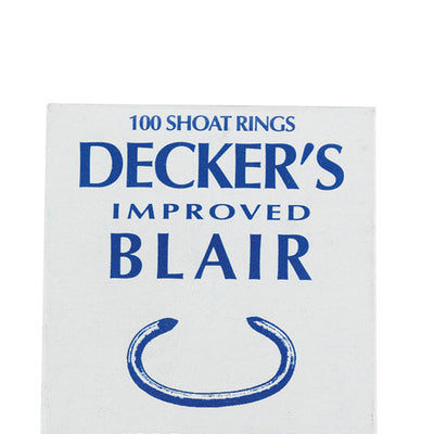 Decker Improved Blair 12.5 Ga. Animal Ring For Shoat 100 pk