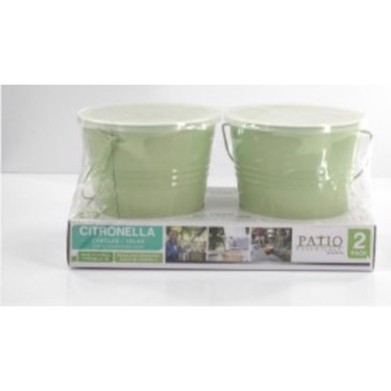 Patio Essentials Citronella Bucket Candle For Mosquitoes/Other Flying Insects 10 oz