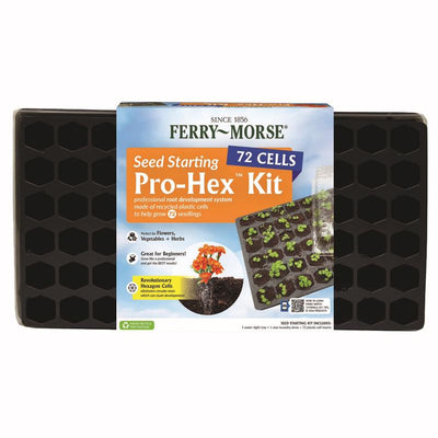 Ferry-Morse Pro-Hex 72 Cells 2.25 in. H X 1.5 in. W X 1.5 in. L Seed Starting Kit