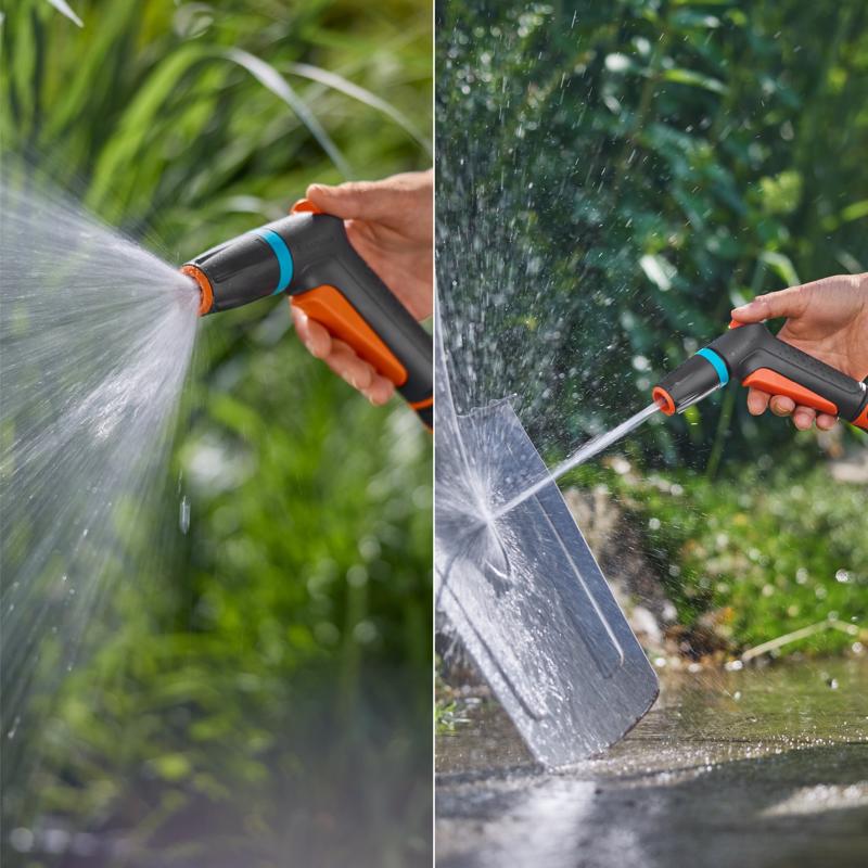 Gardena 2 Pattern Adjustable Twist Metal Spray Nozzle