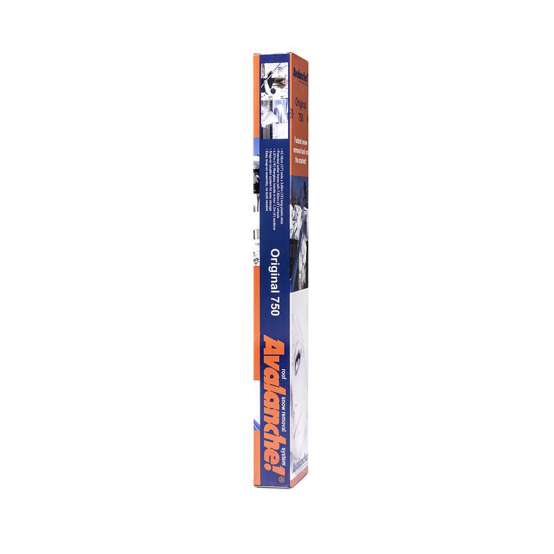 Avalanche 17 in. W X 16 ft. L Poly Wheeled Roof Rake