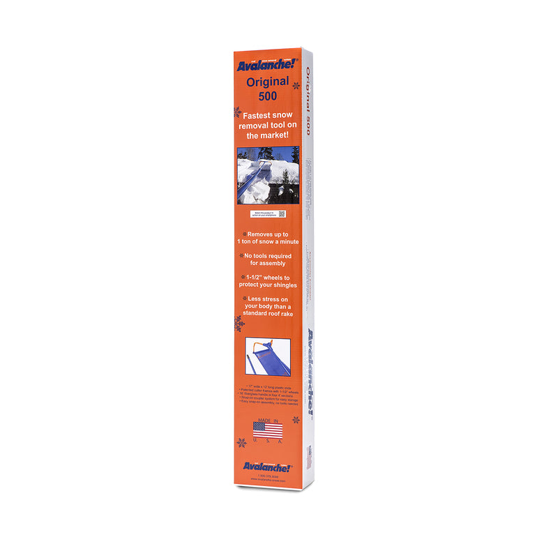 Avalanche 17 in. W X 16 ft. L Poly Wheeled Roof Rake
