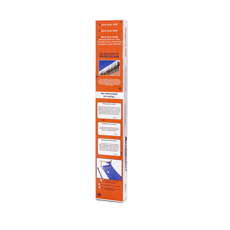 Avalanche 17 in. W X 16 ft. L Poly Wheeled Roof Rake