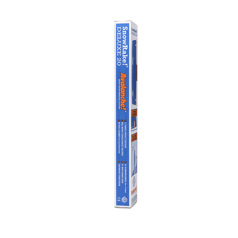 Avalanche Deluxe 24 in. W X 20 ft. L Poly Wheeled Roof Rake