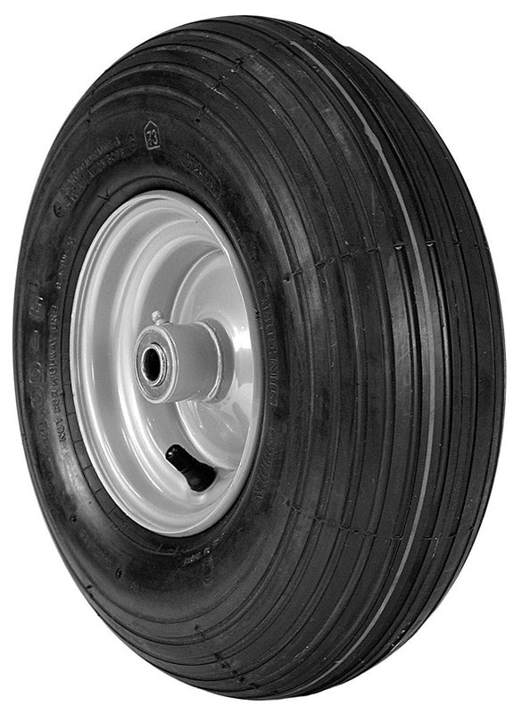 Arnold 6 in. D X 14 in. D 445 lb. cap. Centered Wheelbarrow Tire Rubber