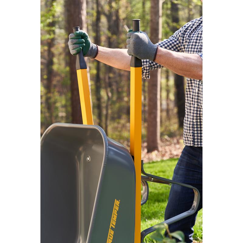 True Temper Steel Residential Wheelbarrow 6 cu ft