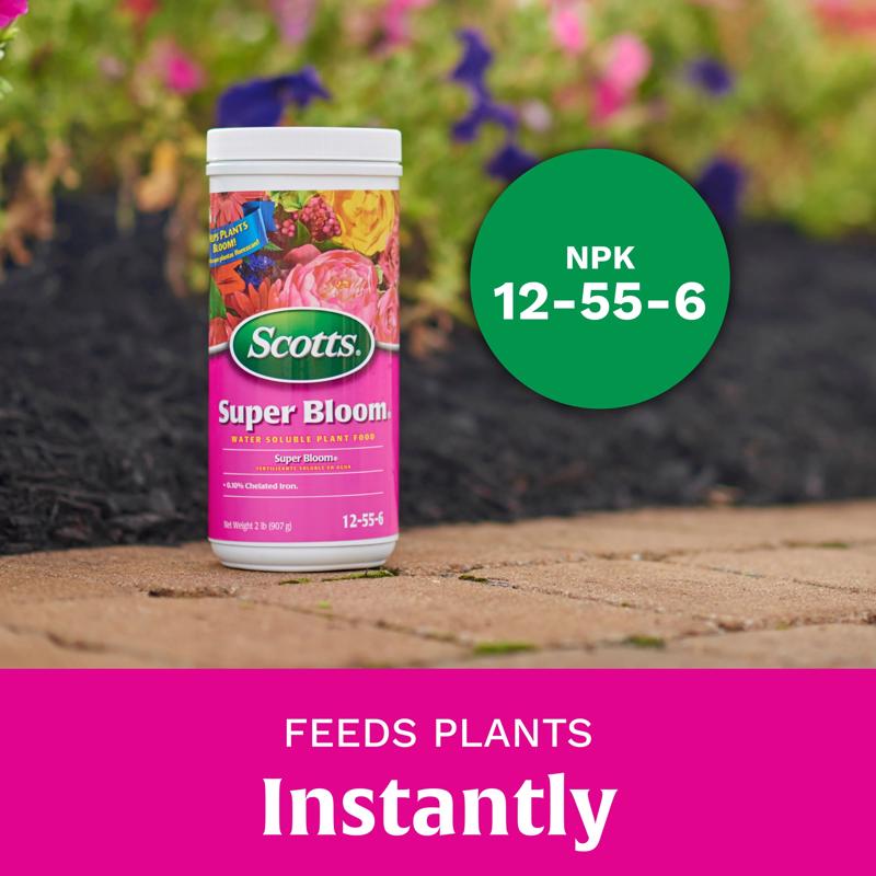 Scotts Super Bloom Granules Azalea, Daffodils, Gardenia, Geraniums, Hibiscus Plant Food 2 lb