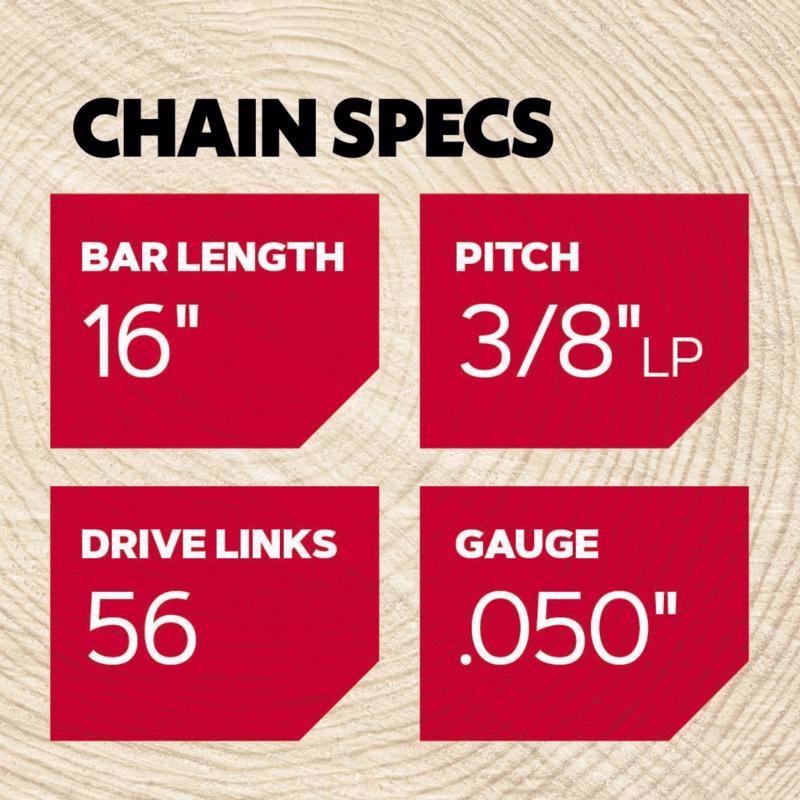 Oregon AdvanceCut 27857 16 in. Bar and Chain Combo 56 links
