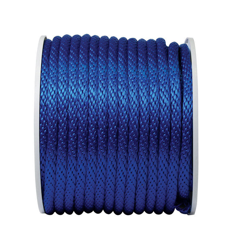 Koch Industries 5/8 in. D X 140 ft. L Blue Solid Braided Poly Derby Rope