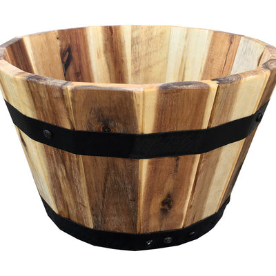 Avera Products 7 in. H X 11.5 in. W X 11.5 in. D Wood Traditional Planter Natural