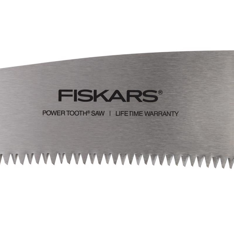Fiskars Power Tooth 15 in. Steel Curved Tree Saw