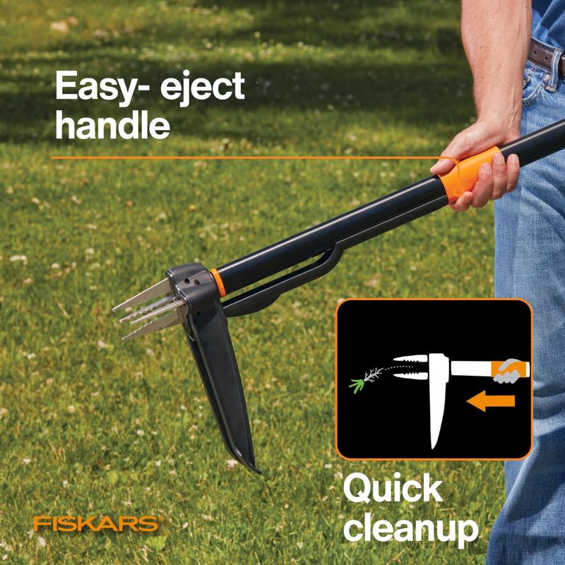 Fiskars 39.25 in. Stainless Steel Weeder Aluminum Handle