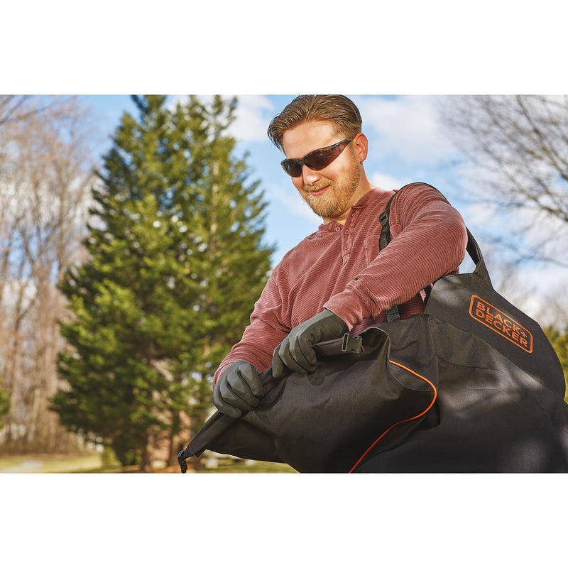 Black+Decker 250 mph 400 CFM Electric Backpack Blower/Mulcher/Vac