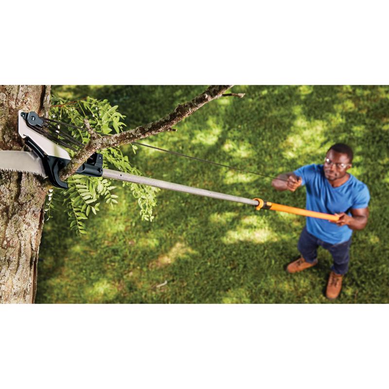 Fiskars 12 ft. Steel Curved Extendable Tree Pruner