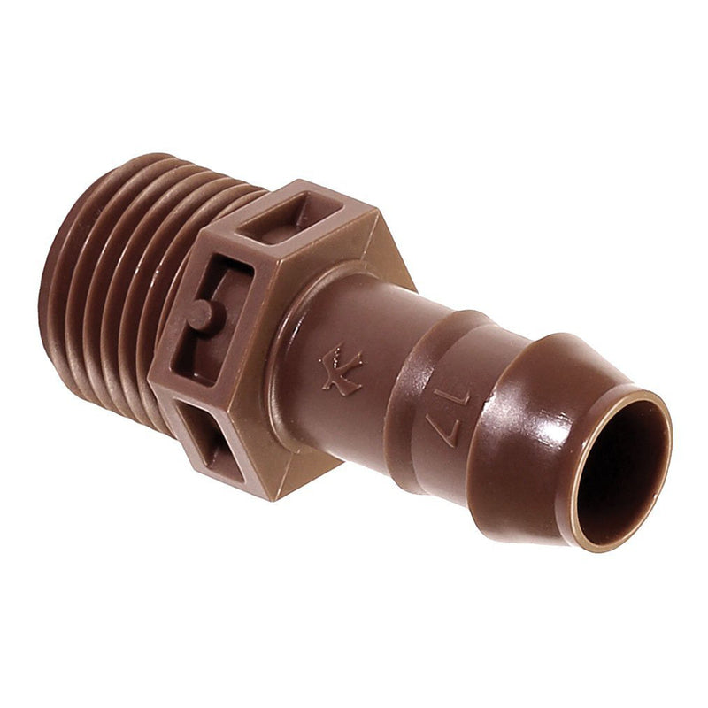 Rain Bird 1/2 x 5/8 in. Barbed Drip Irrigation Adapter