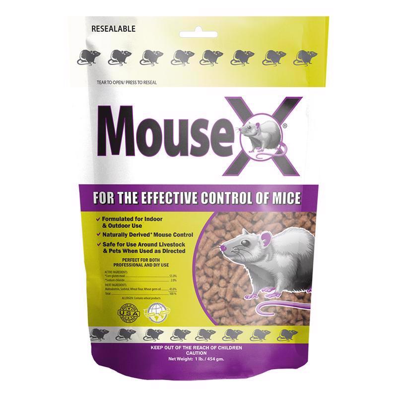 MouseX Non-Toxic Bait Pellets For Mice 1 lb