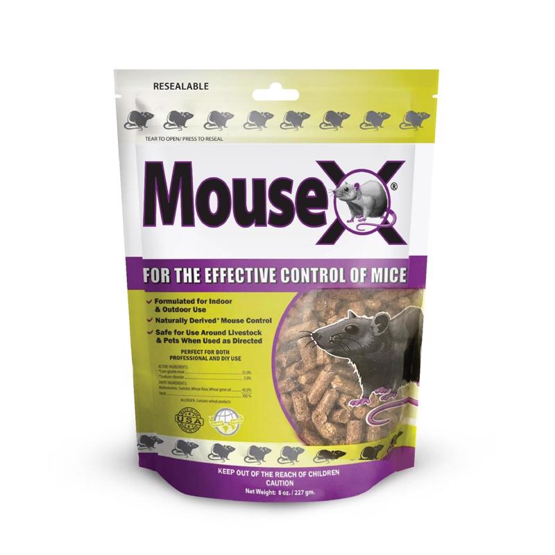 MouseX Non-Toxic Bait Pellets For Mice 8 oz