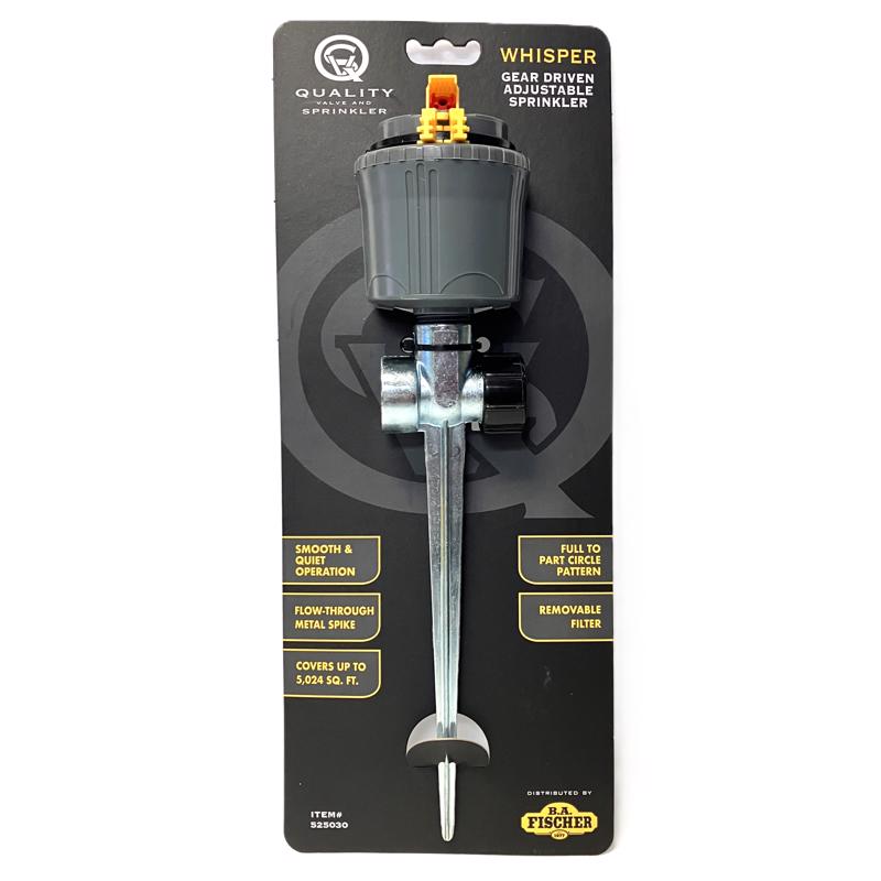 Quality Valve and Sprinkler Plastic Non-Tipping Base Rotating Sprinkler 5024 sq ft