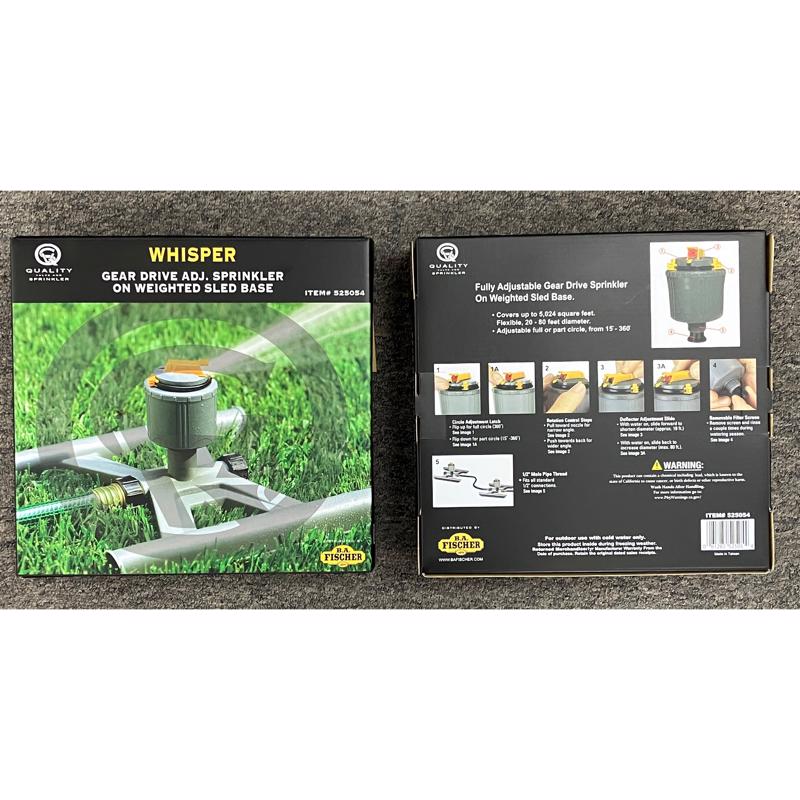 Quality Valve and Sprinkler Plastic Sled Base Impulse Sprinkler 5024 sq ft