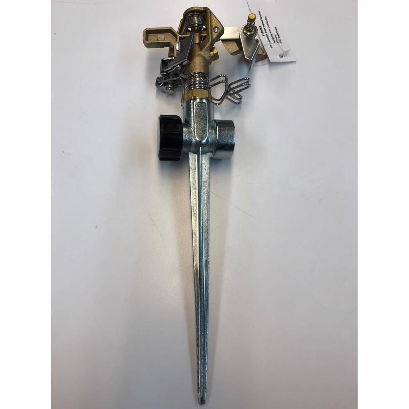 Quality Valve and Sprinkler Irrigator Pro Brass Non-Tipping Base Impulse Sprinkler 6361 sq ft
