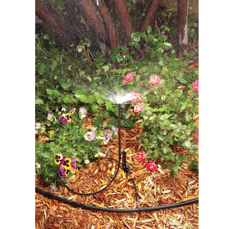 Rain Bird Half-Circle Drip Irrigation Micro Sprinkler on Stake 31 gph