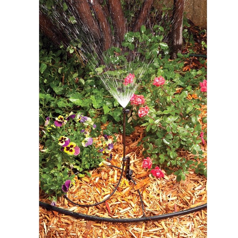 Rain Bird Quarter-Circle Drip Irrigation Micro Sprinkler on Stake 31 gph