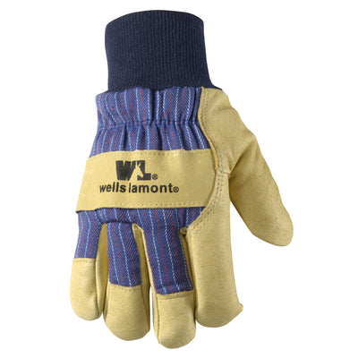 Wells Lamont Men's Outdoor Cold Weather Work Gloves Blue/Tan XL