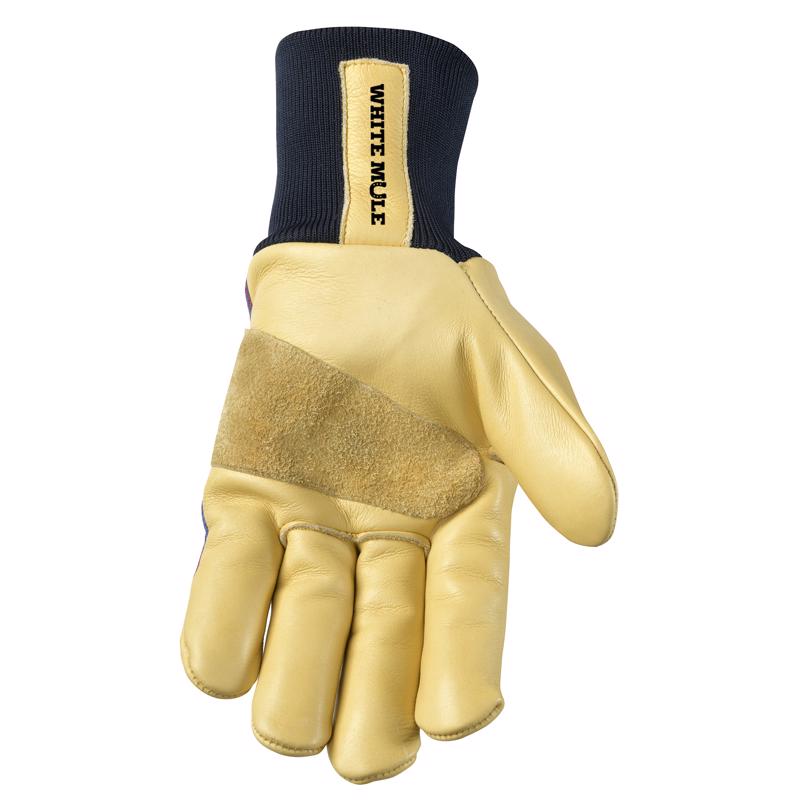 Wells Lamont Men's Outdoor Cold Weather Work Gloves Blue/Tan L