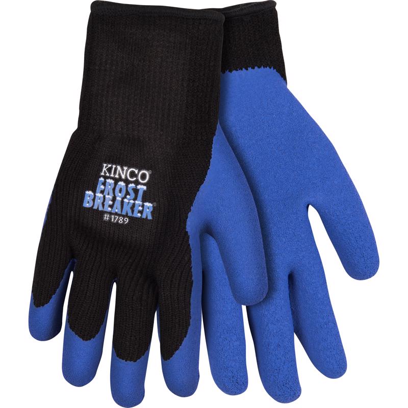 Kinco Men's Indoor/Outdoor Cold Weather Work Gloves Blue M 1 pair
