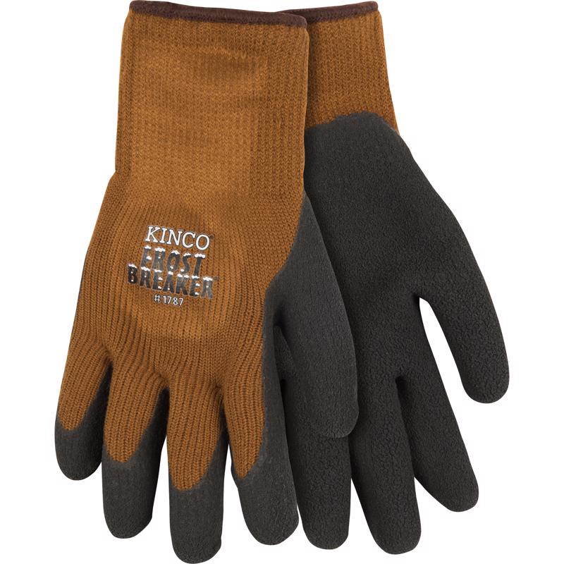 Kinco Men's Indoor/Outdoor Cold Weather Work Gloves Brown XL 1 pair
