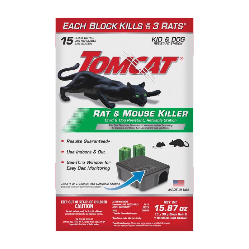 Tomcat Bait Station Blocks For Mice and Rats